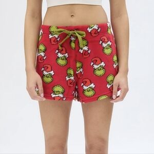 The Grinch Printed Pajama Shorts Women's XL